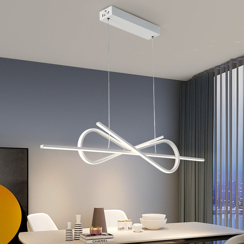 Bouvet Moderne Minimalistische Woonkamer Hanglamp Wit/Zwart Slaapkamer/Keuken