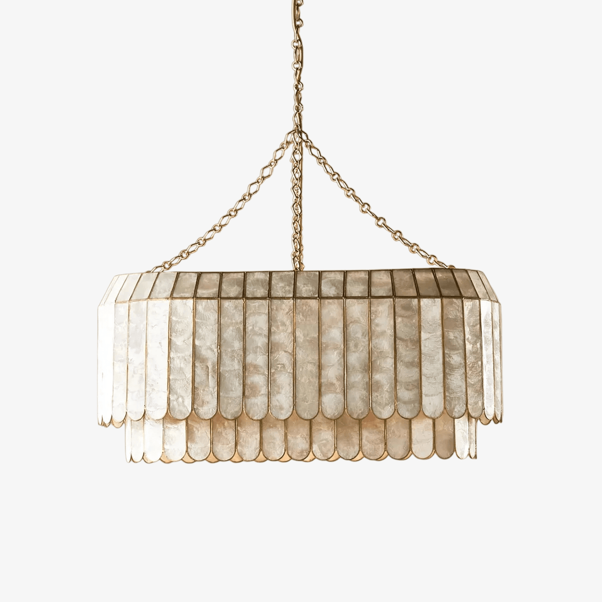 Holz Goudschelp Metaal Aurelia Kroonluchter