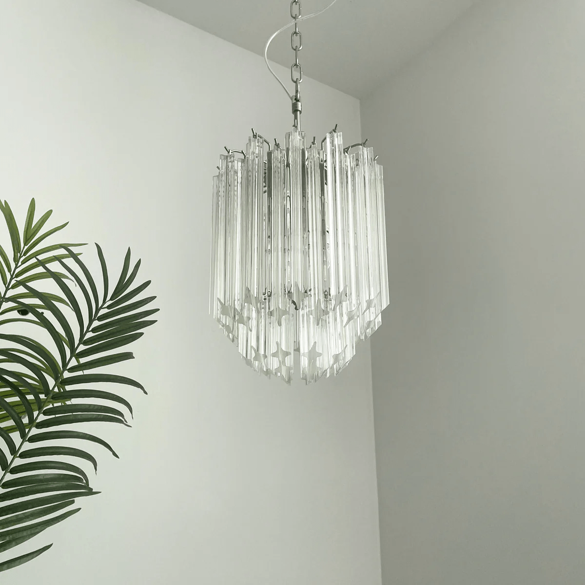 Luph Transparant Murano glas Prism Kroonluchter