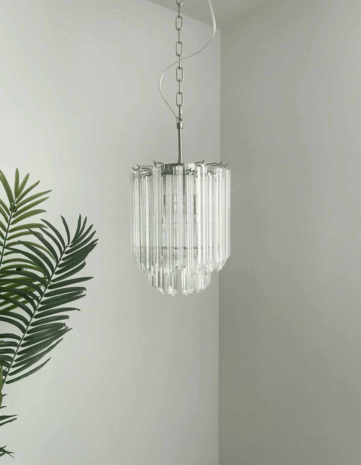 Luph Transparant Murano glas Prism Kroonluchter