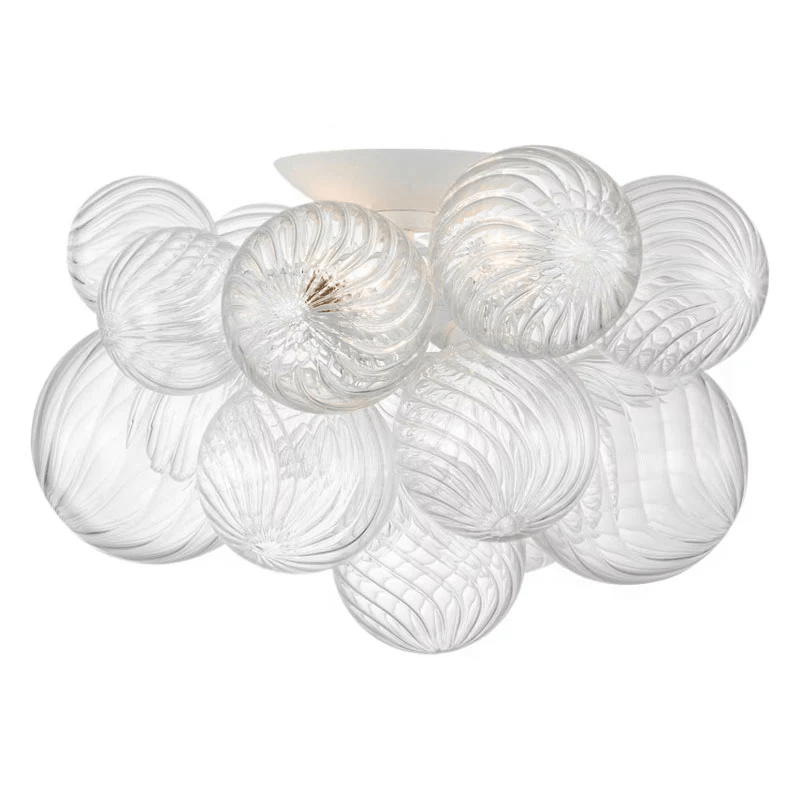 Veliira elegante plafondlamp met glazen elementen