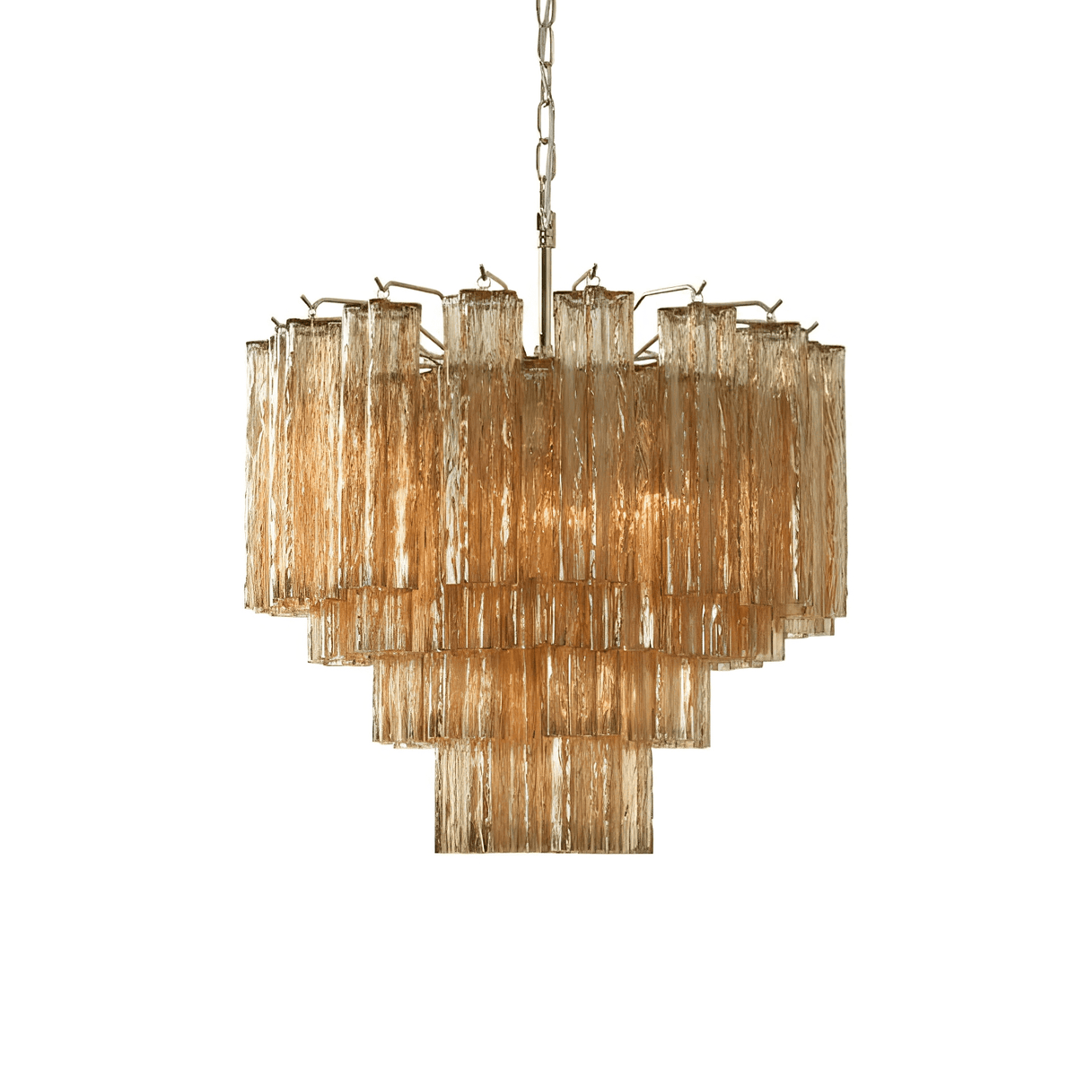 Bexy Kroonluchter met Cascade-effect van matglas