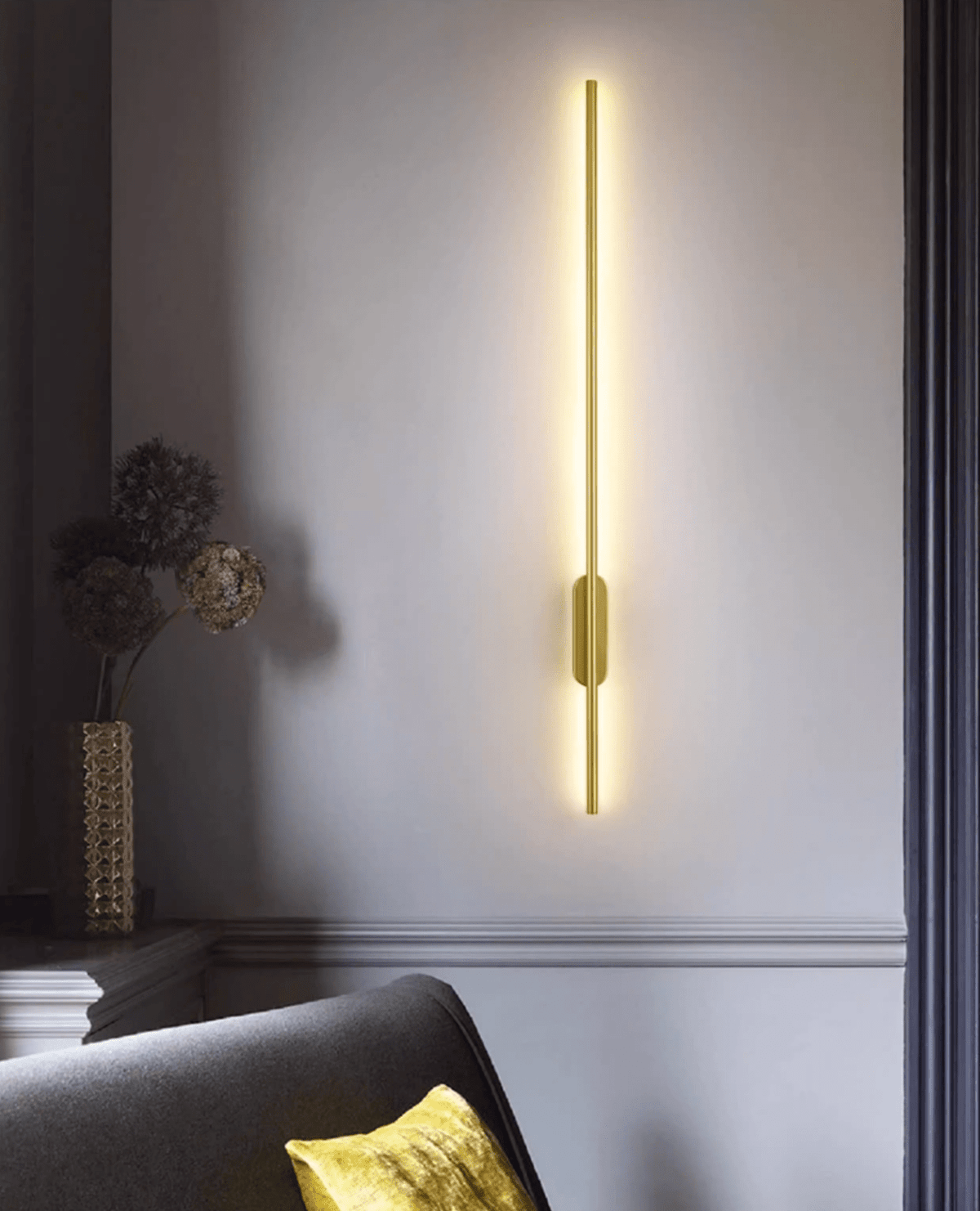 Nomk zwart herlaadbare wandlamp