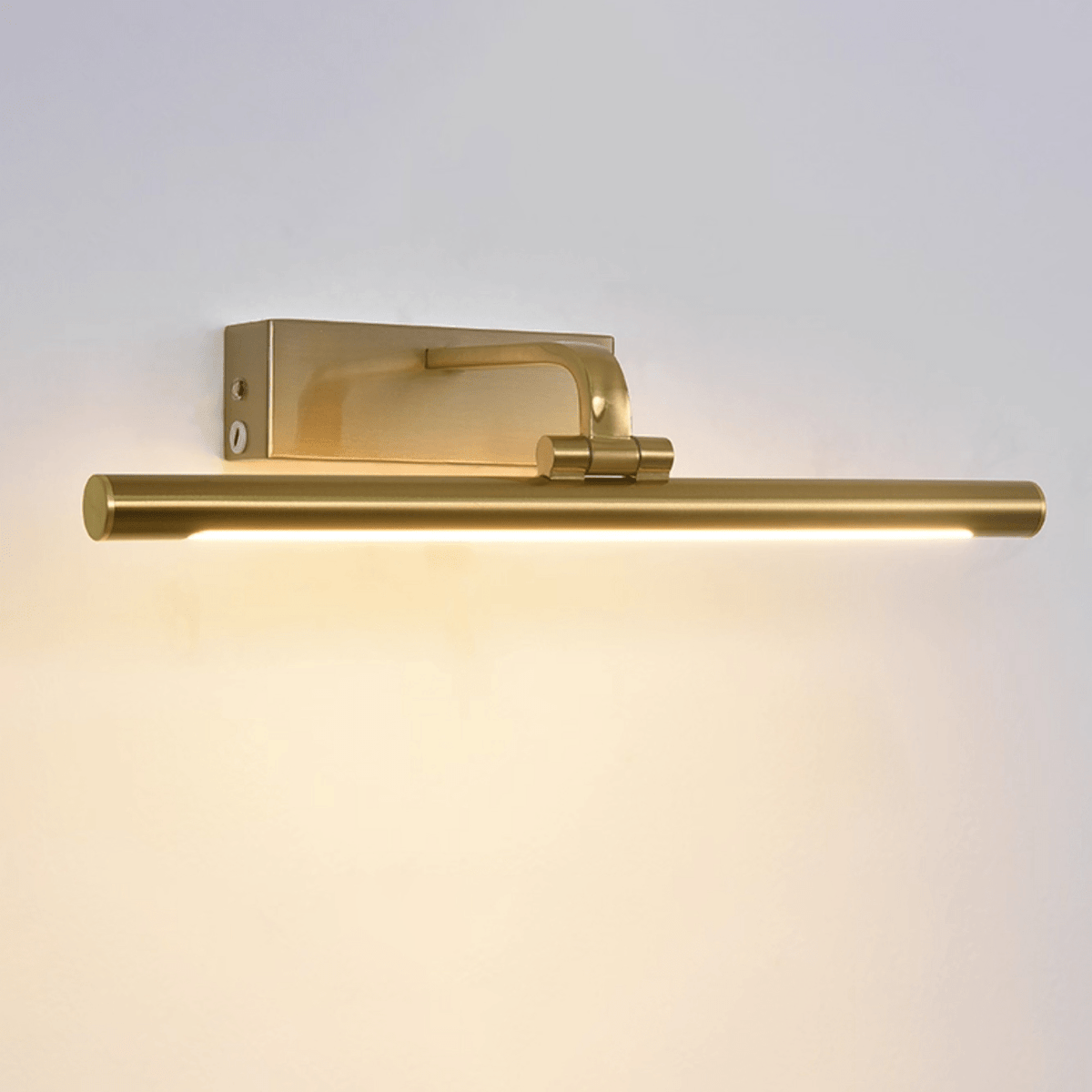 Geth goudkleurige wandlamp met oplaadbare batterij