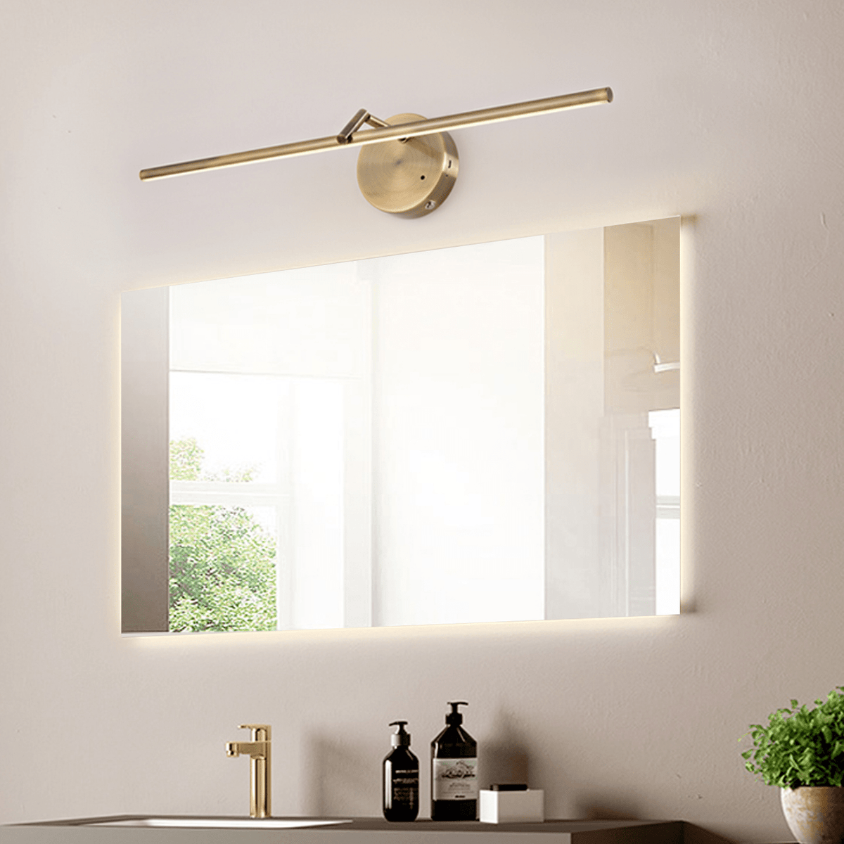 Suly Slim Goud Oplaadbare wandlamp