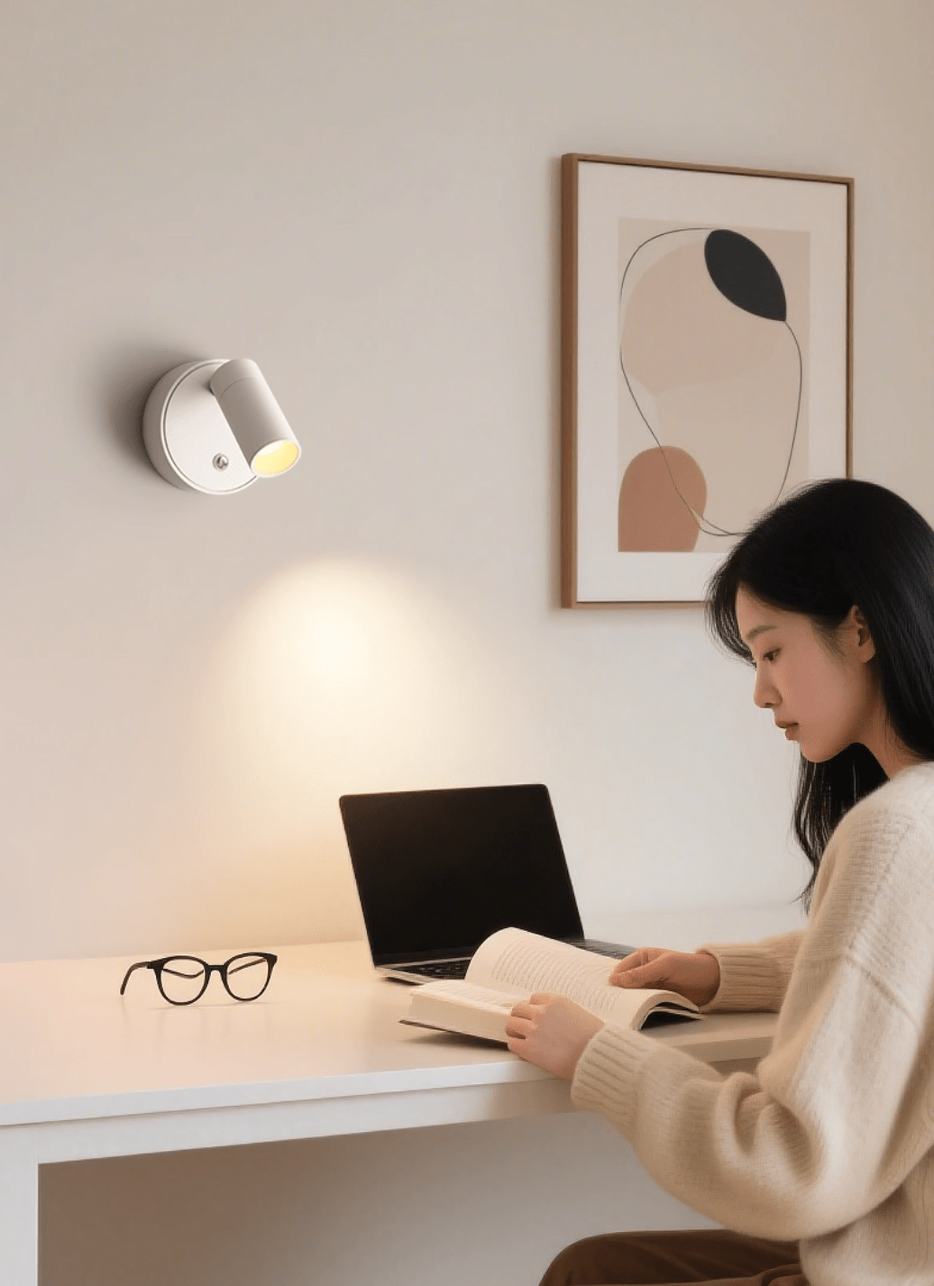 Dorv Pivot oplaadbare acryl wandlamp