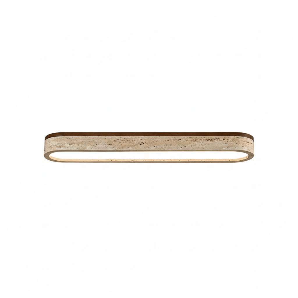 Kirbe Geel travertin Lineaire plafondlamp