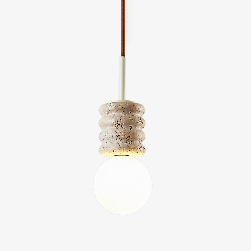 Nererira hanglamp van geel steen