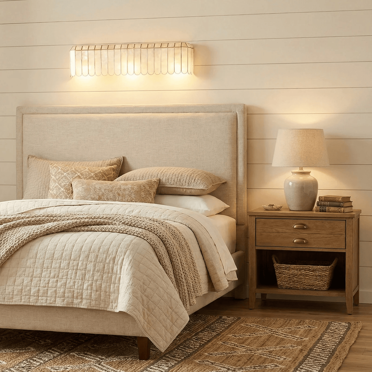 Ivory Veil wandlamp