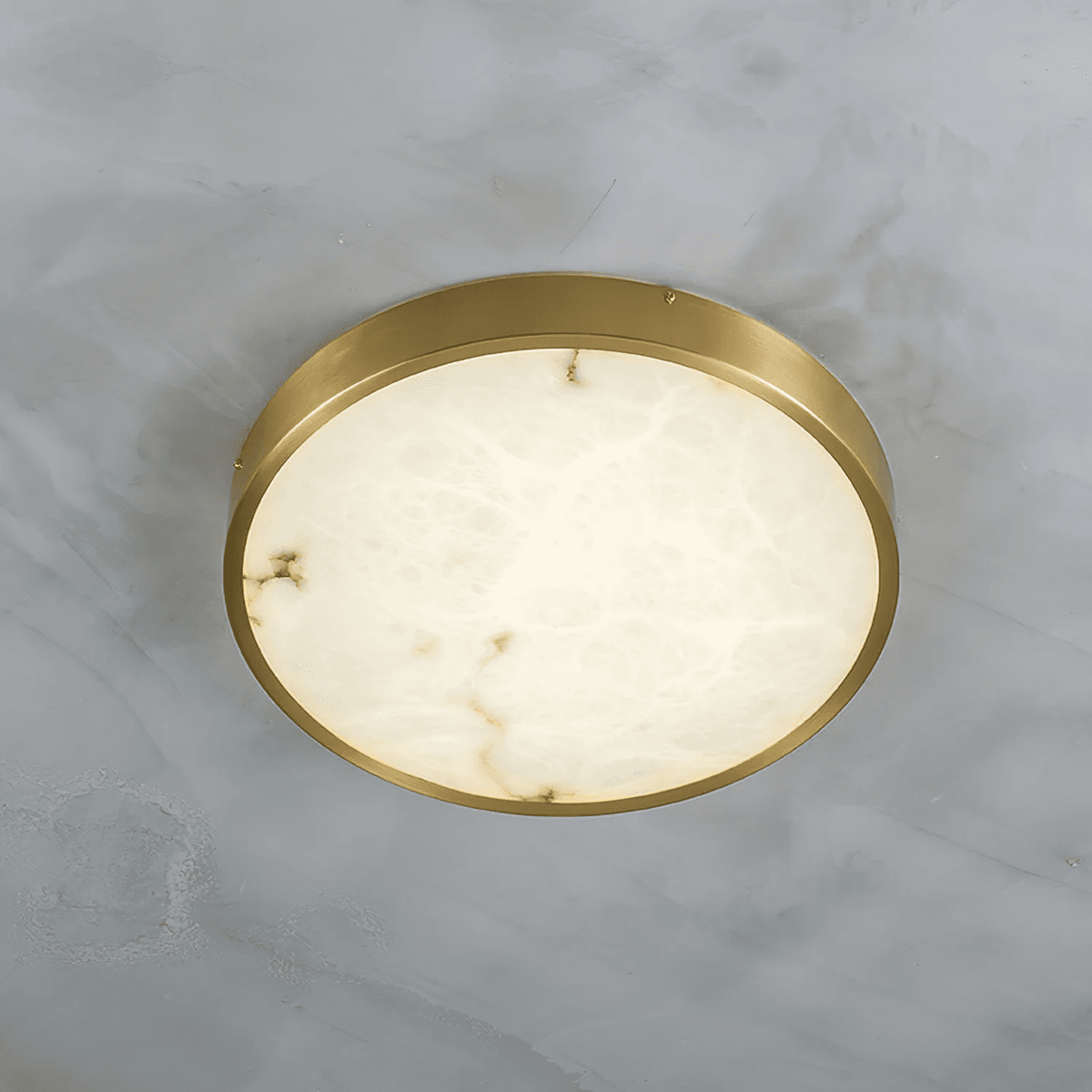 Calista albasten plafondlamp