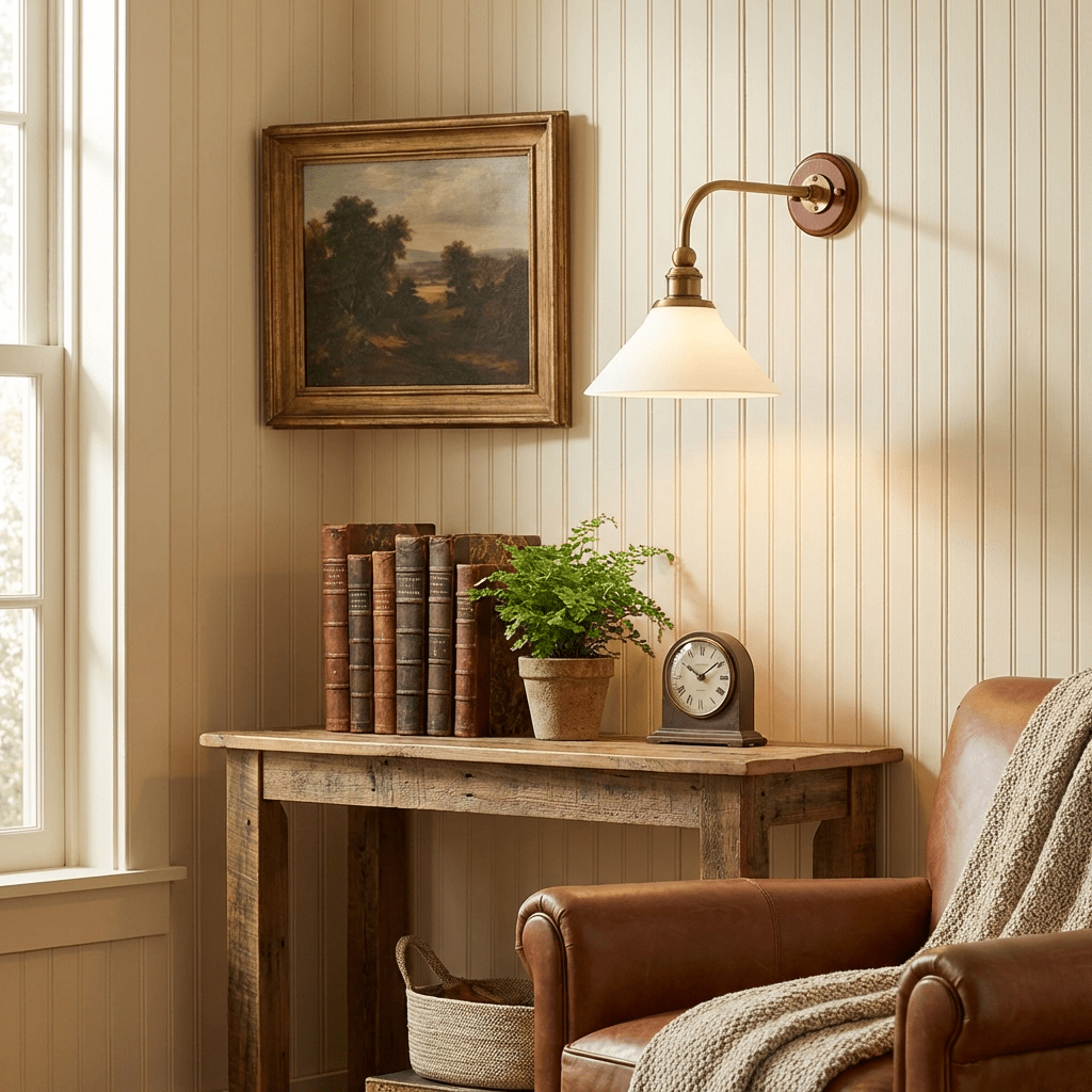 Ardent wandlamp met gebogen arm
