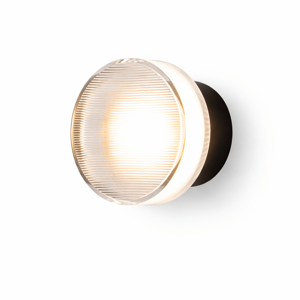 Noct Ribbed glas wandlamp