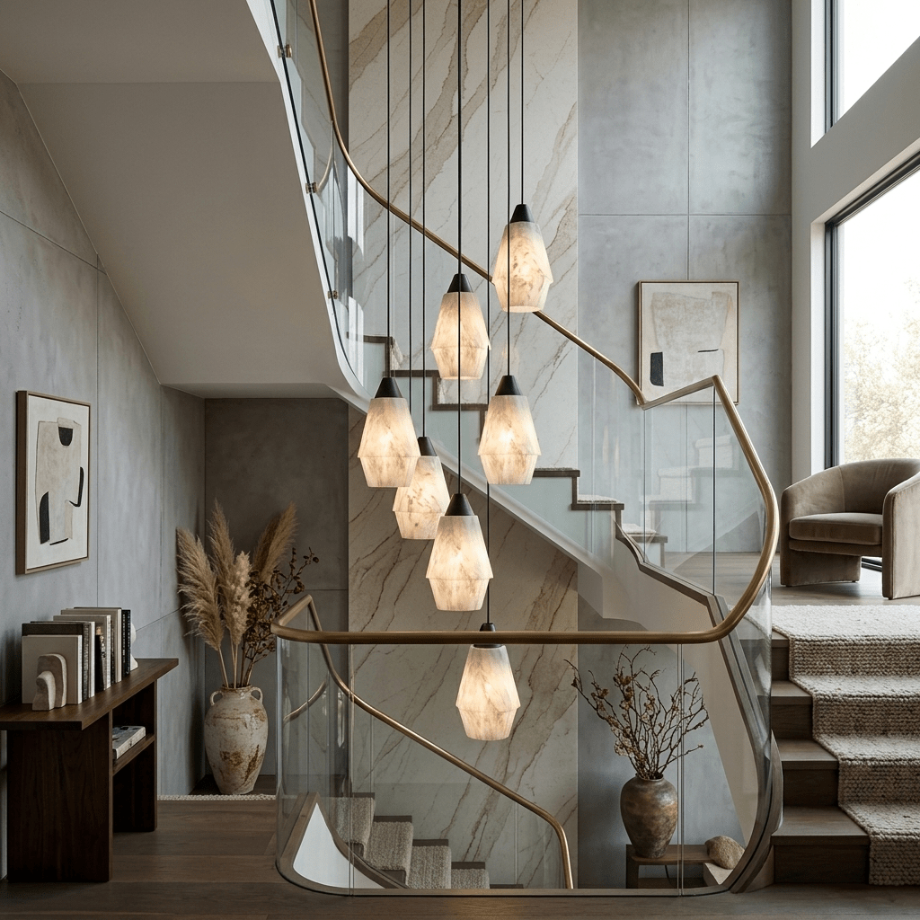 Aurevin albasten Kroonluchter Cluster