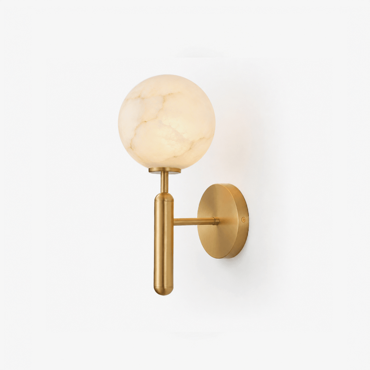 Bollen albasten wandlamp
