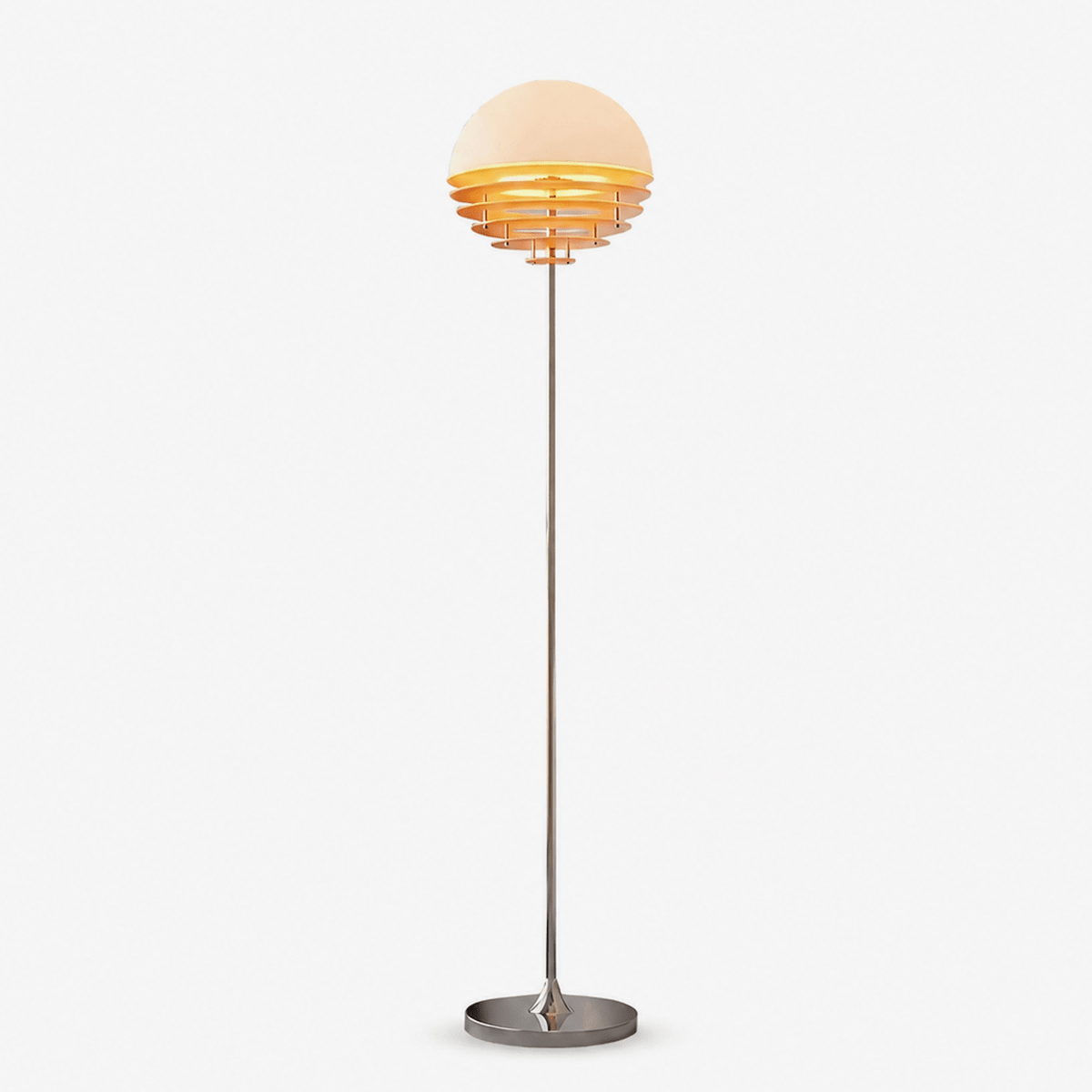 Calirena koepelvormige Louver vloerlamp