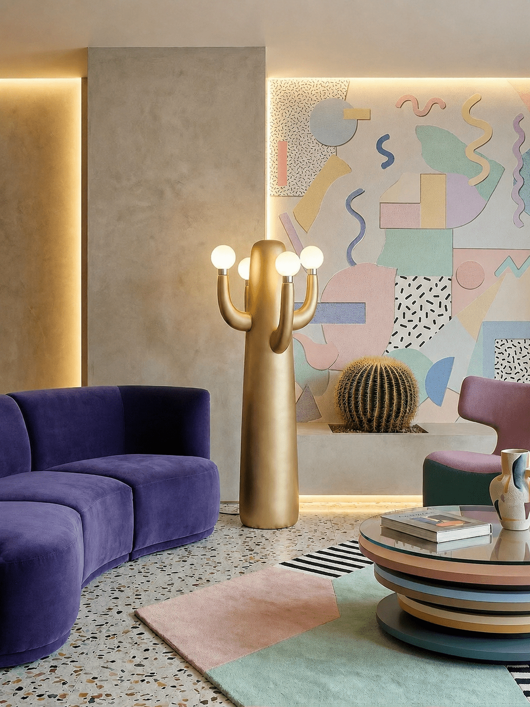 Solenna Art Cactus vloerlamp