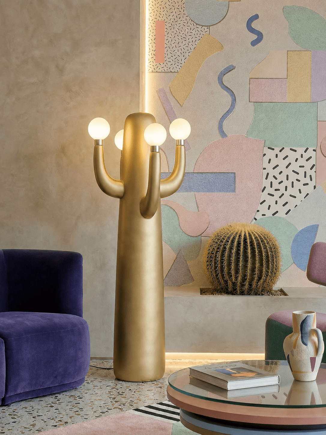 Solenna Art Cactus vloerlamp