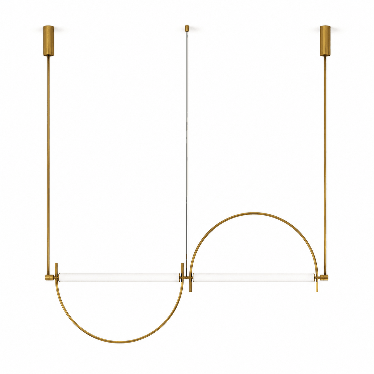 Arched kroonluchter met lineaire LED