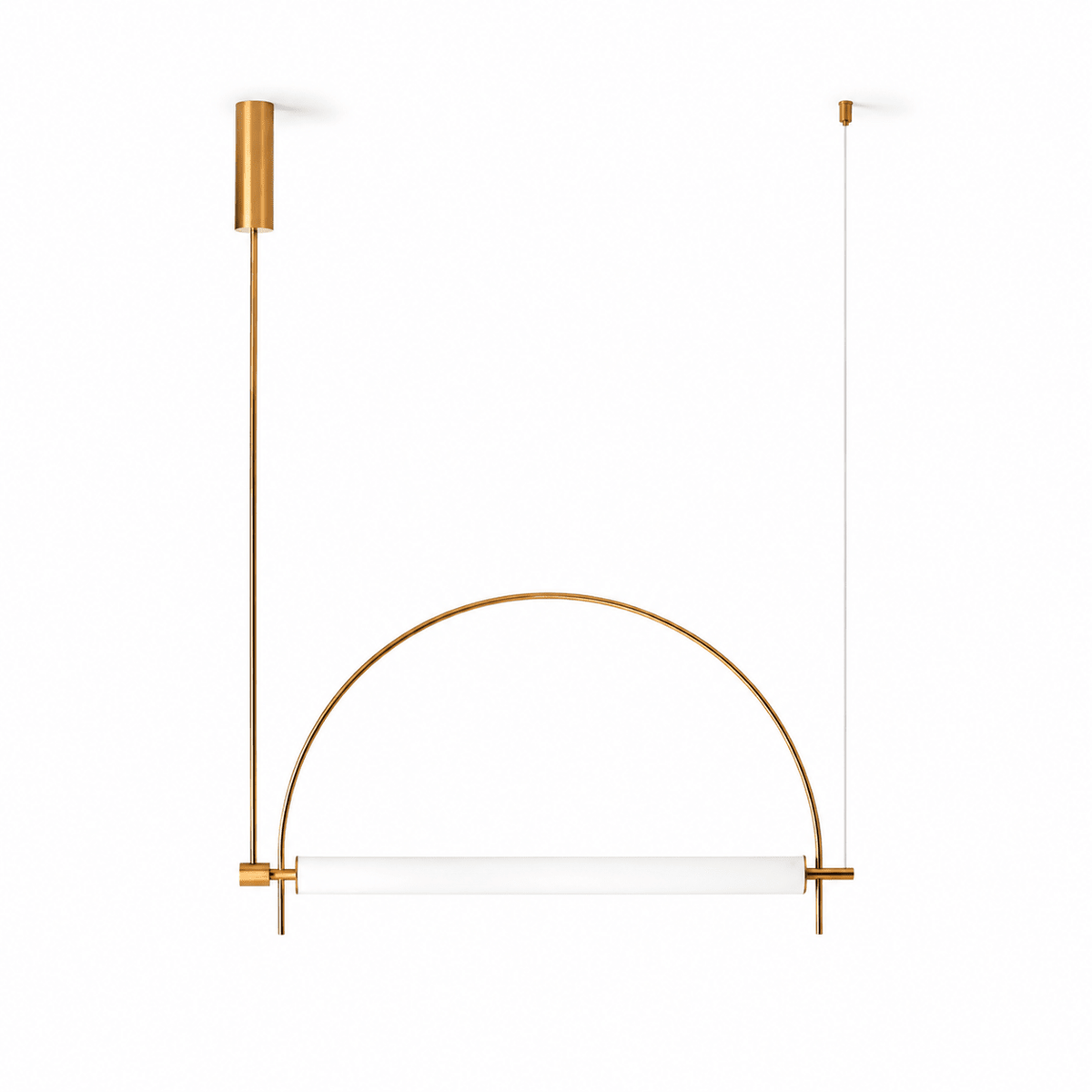 Arched kroonluchter met lineaire LED