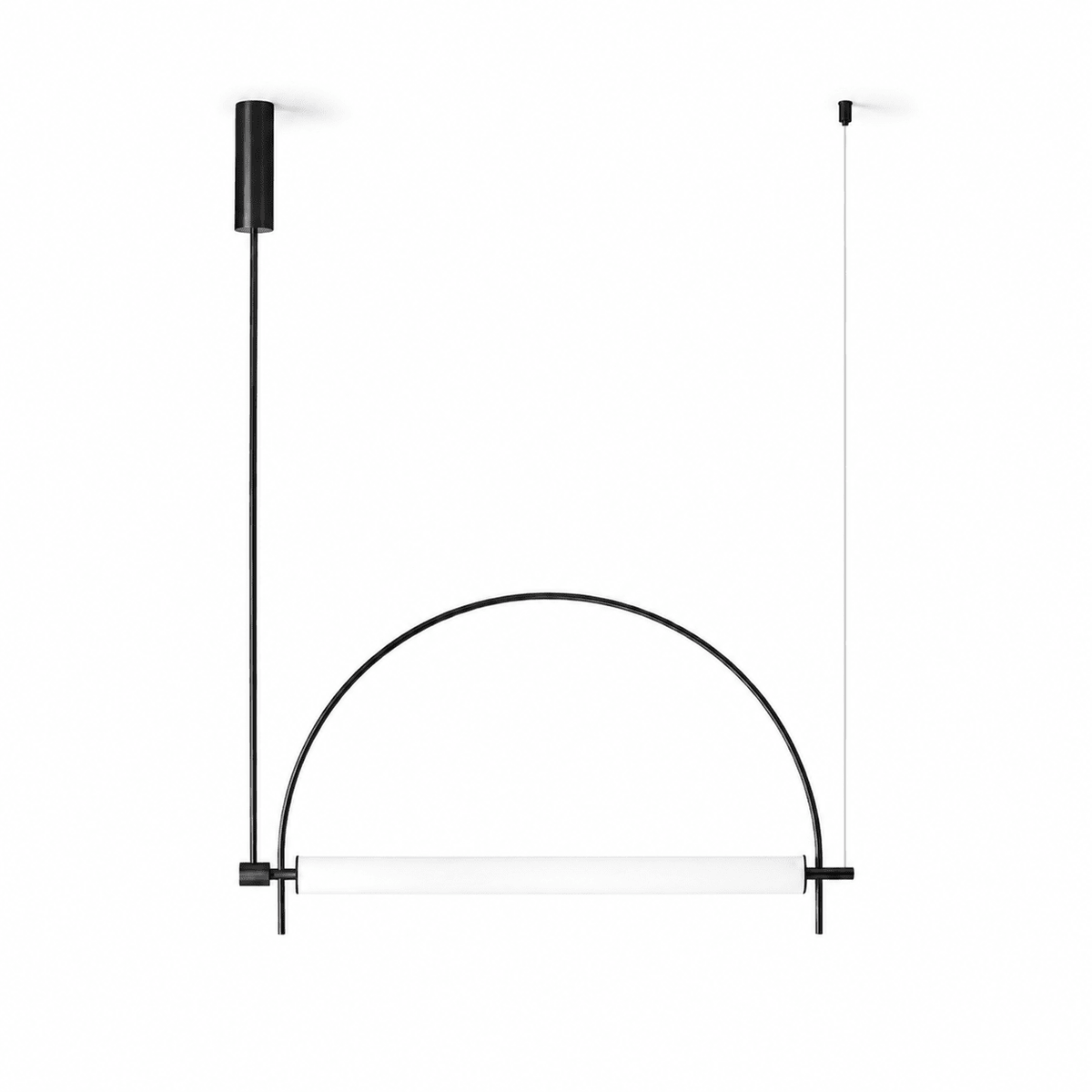 Arched kroonluchter met lineaire LED