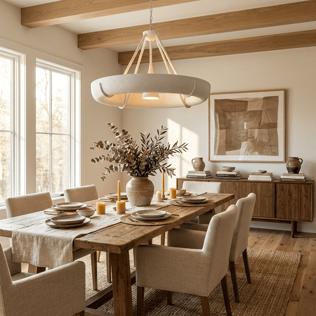 Plaster kroonluchter trommel