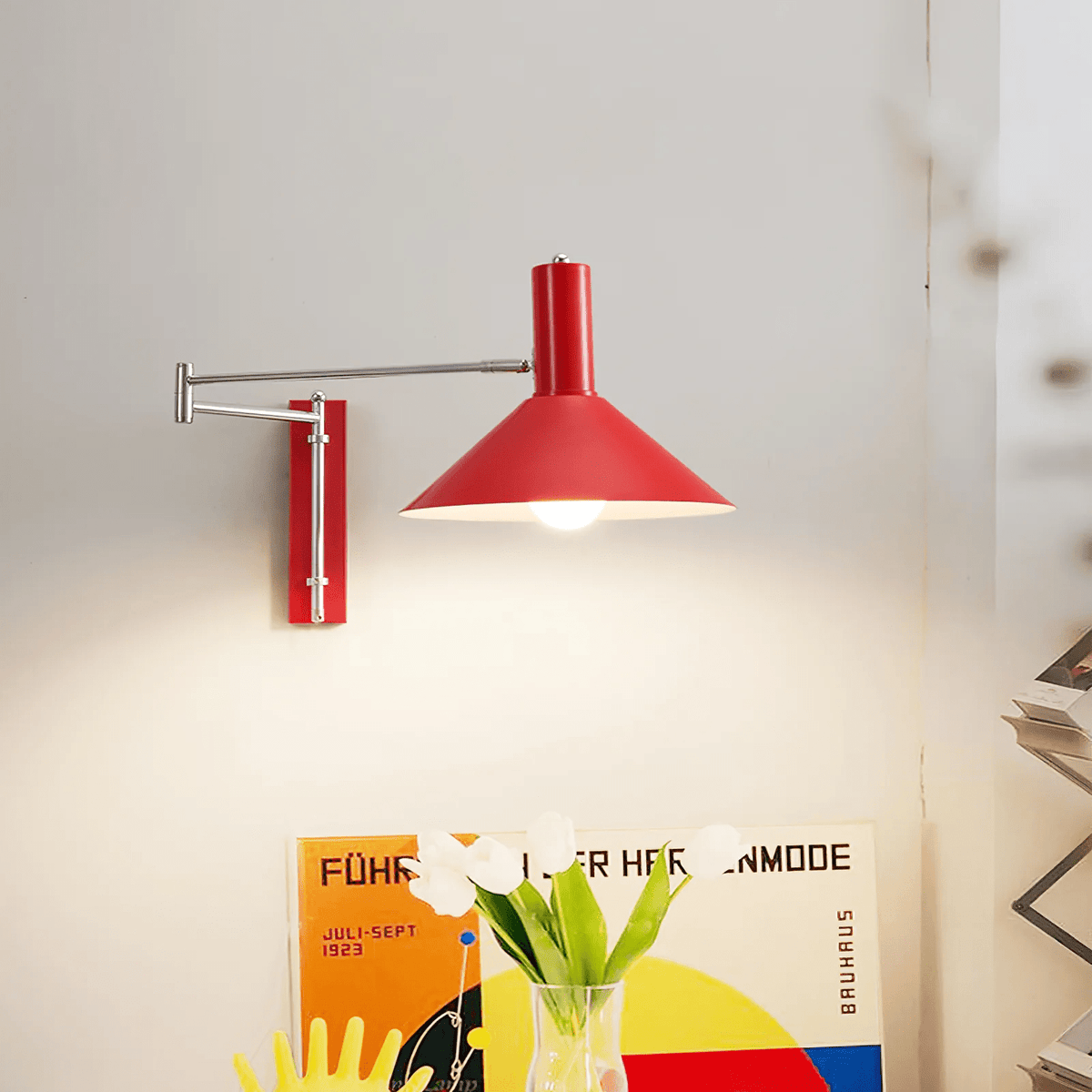 Cone Swing-Arm wandlamp