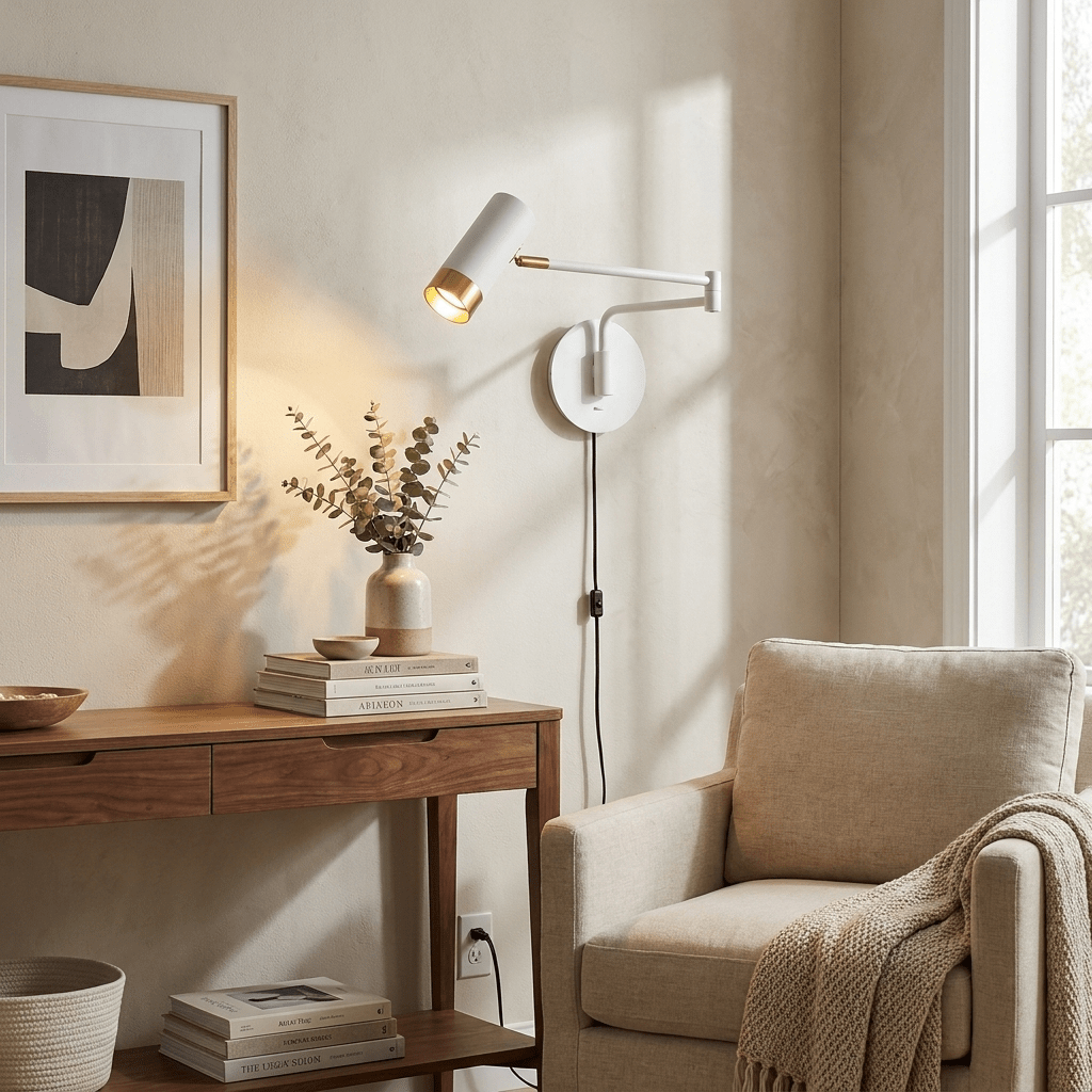 Seloelia Ridge Arm wandlamp met stekker