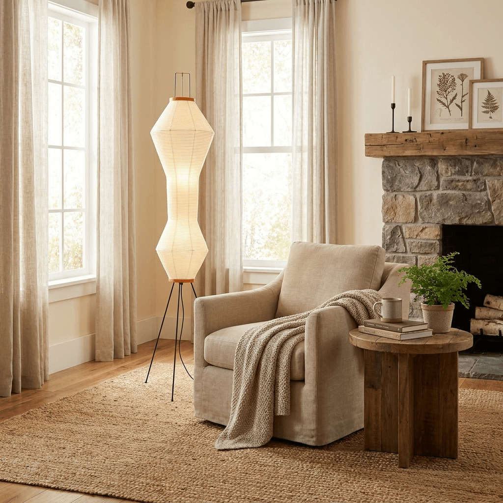 Hourglass vloerlamp