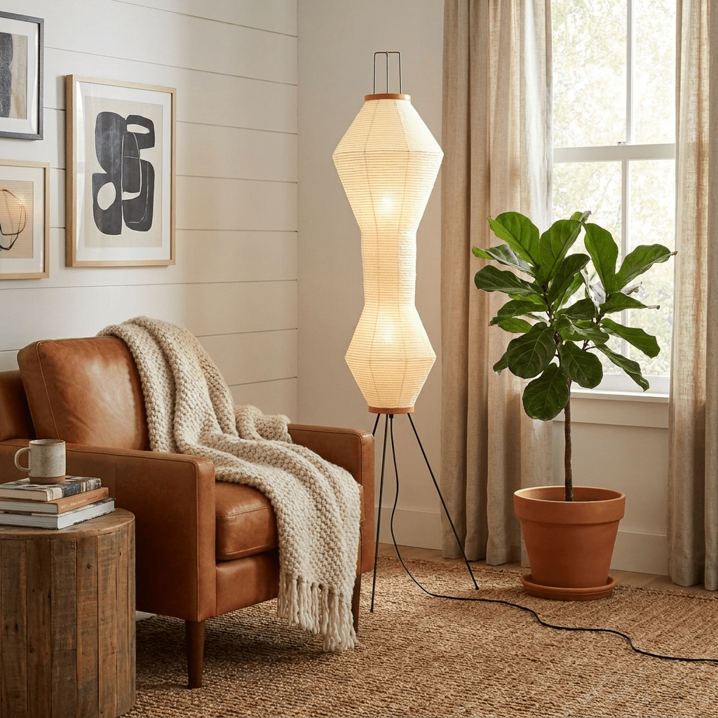 Hourglass vloerlamp