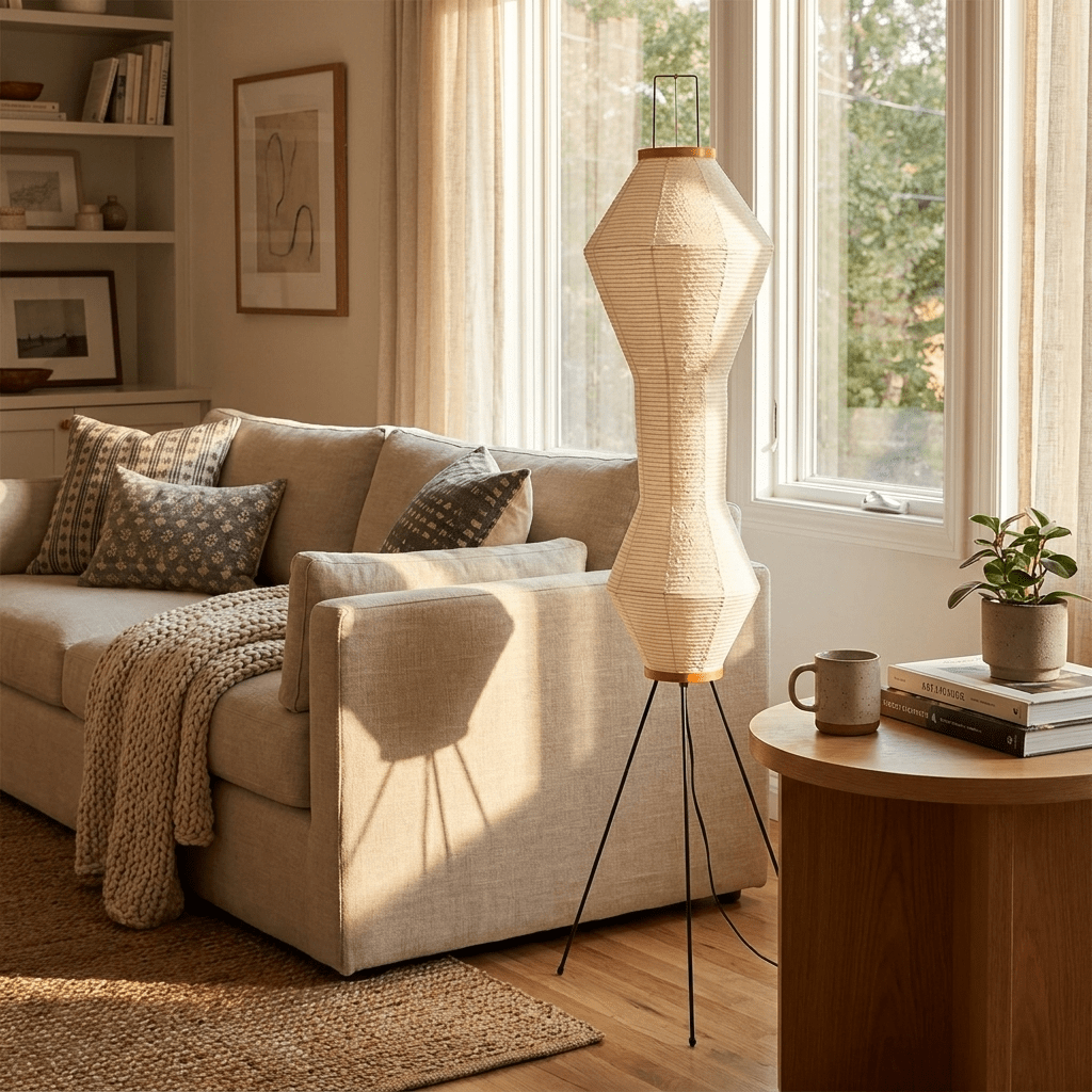 Hourglass vloerlamp