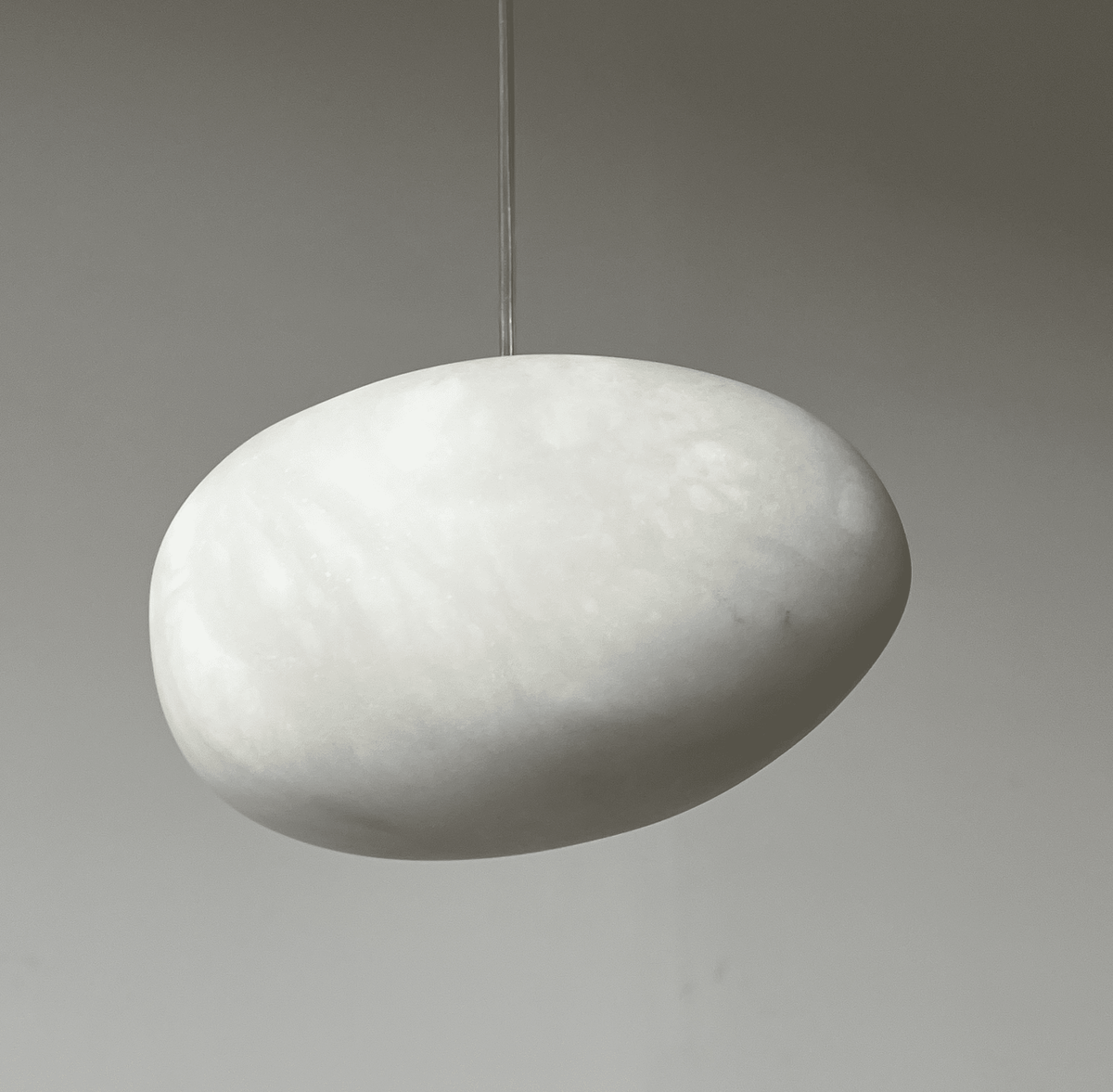 Nivisaya kiezelvormige albasten hanglamp