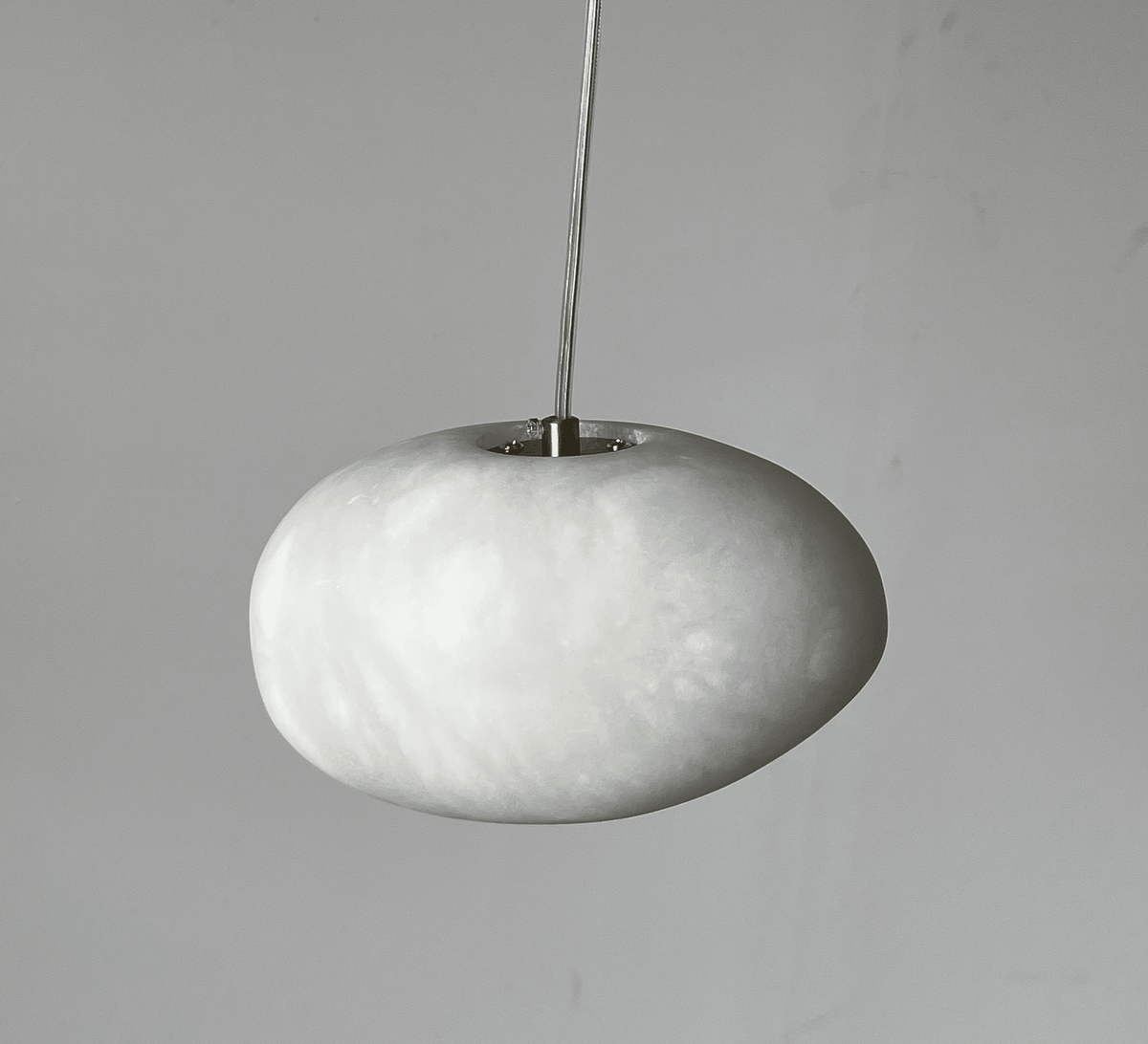 Nivisaya kiezelvormige albasten hanglamp