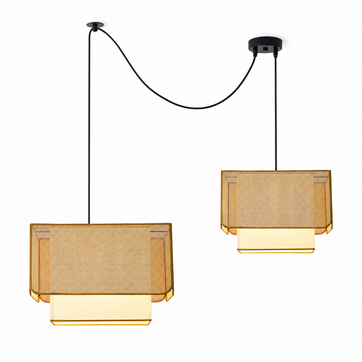 Yarrowford Geweven rotan hanglamp