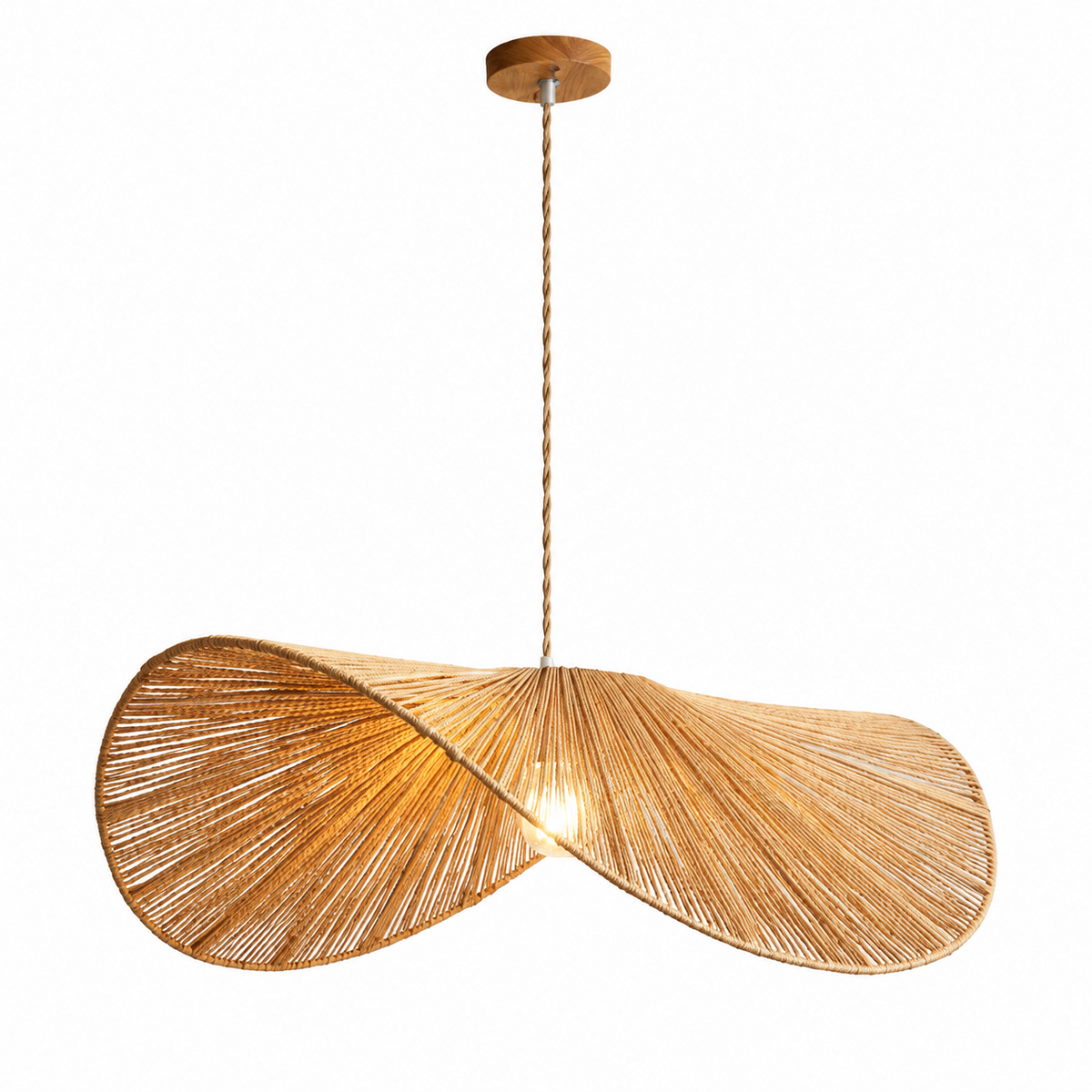 Norvencombe Hanglamp met papieren snoer