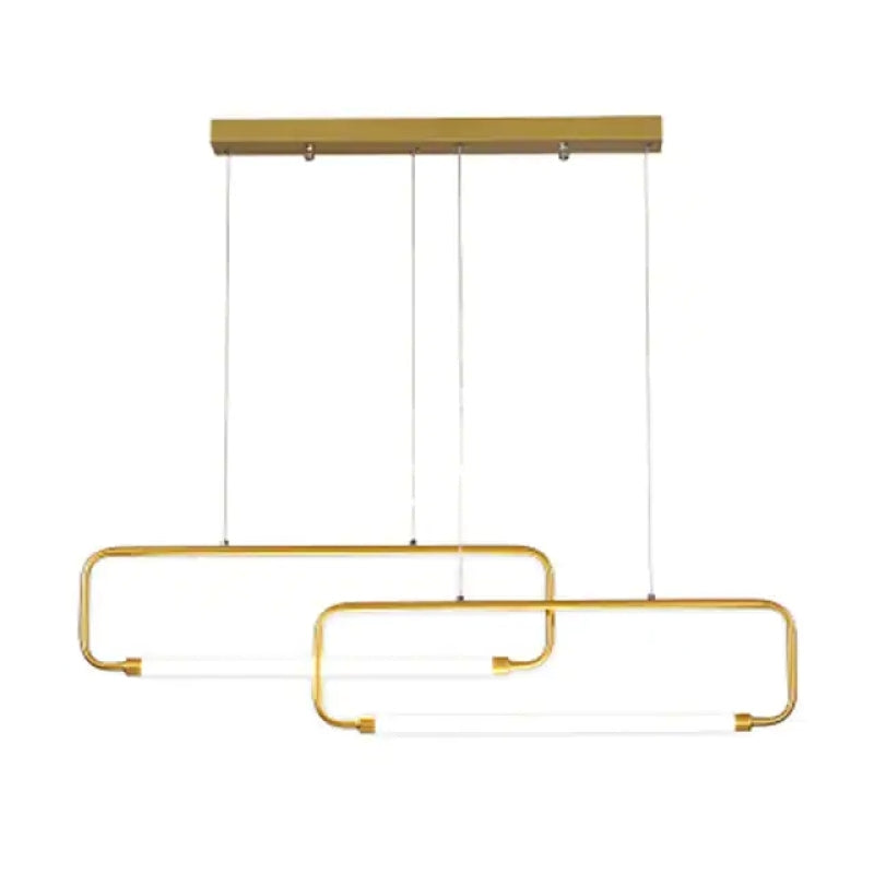 Bouvet Moderne Minimalistische Hanglampen Zwart Goud Woonkamer