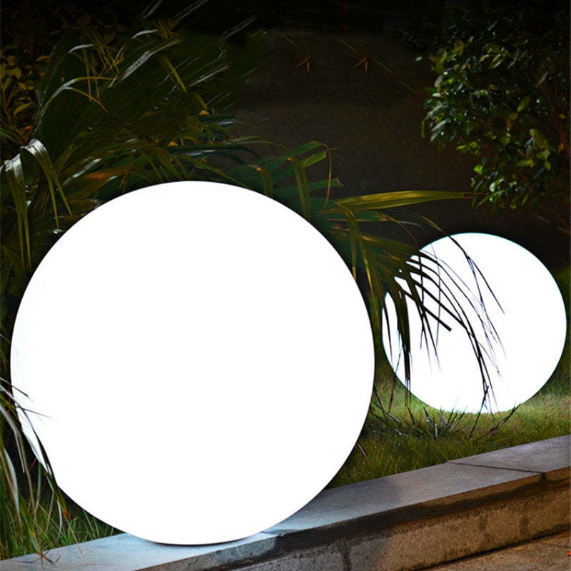 Valentina Moderne Buitenverlichting Globe LED Buiten Vloerlamp Acryl Tuin/Slaapkamer