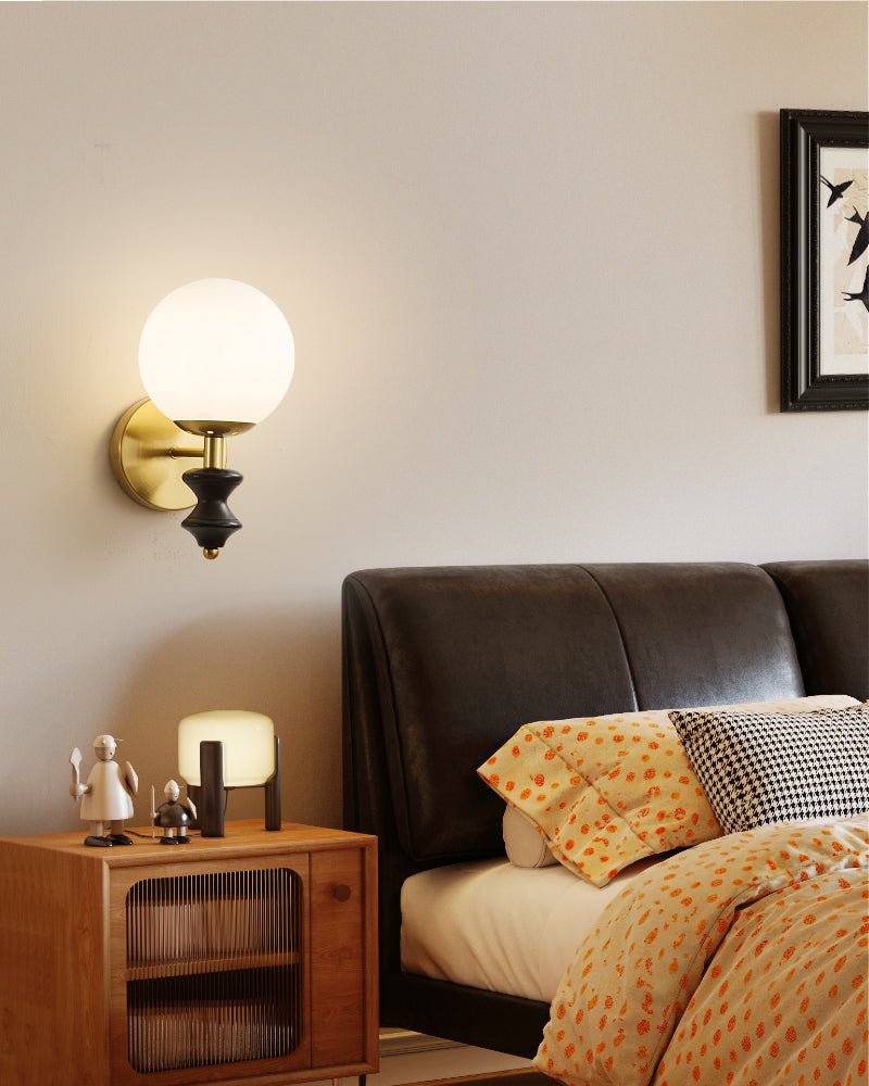 Kios bollen wandlamp