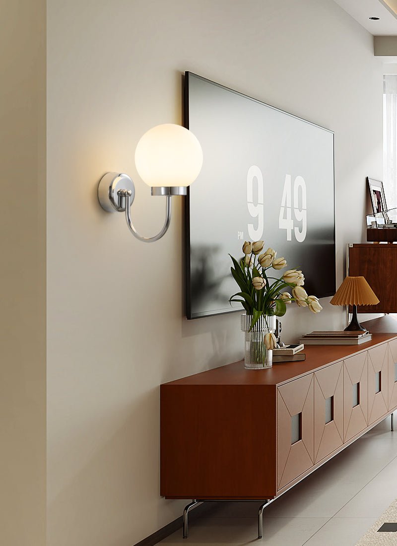 Varnys chroom wandlamp