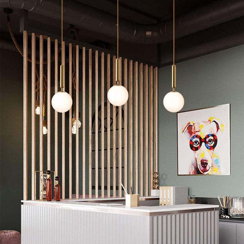 Valentina Modern LED Hanglampen Zwart Wit Metaal Glas Eetkamer