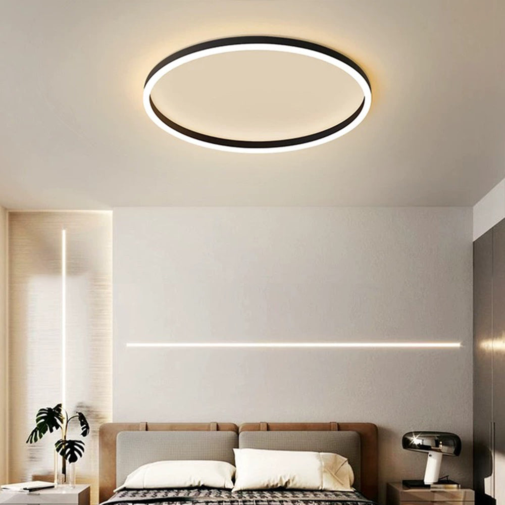 Arisha Morderne LED Plafondlamp Metaal Zwart/Wit/Goud Slaap/Eet/Woonkamer