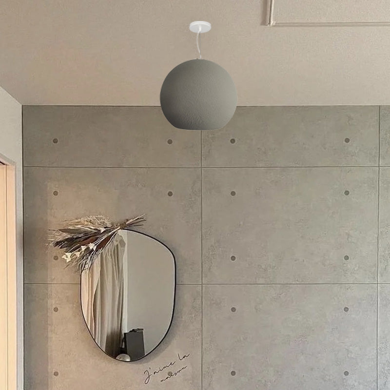 Byers Moderne Bol LED Hanglamp Wit/Grijs Polystyreen Woonkamer