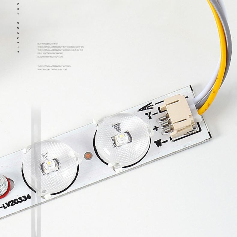Quinn Statig Plafondlamp LED Wit/Koffie/Grijs Metaal/Acryl Woonkamer