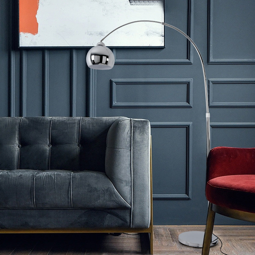 Salgado Gebogen Moderne LED Vloerlamp Metaal Woonkamer Slaapkamer