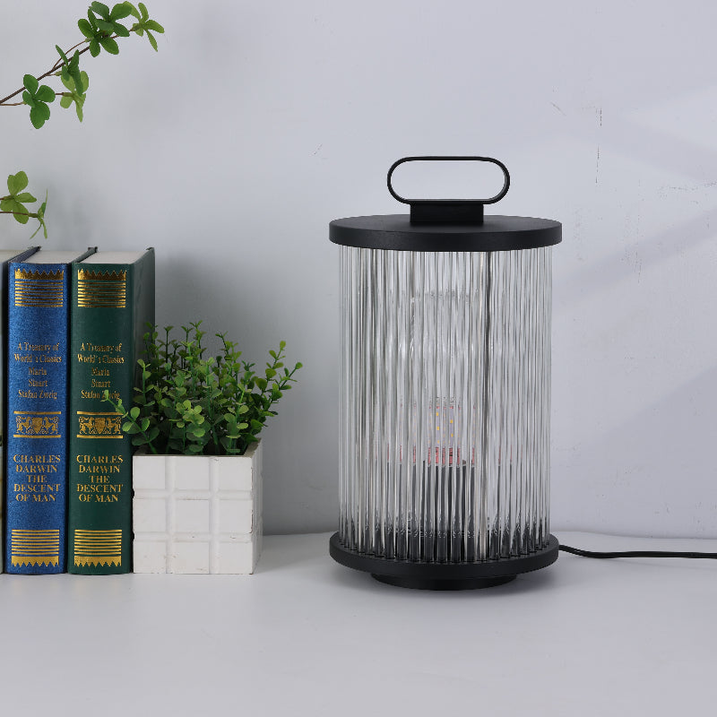 Orr Kleine LED Vloerlampen Zwart Metaal Glas Buiten Tuin Hal