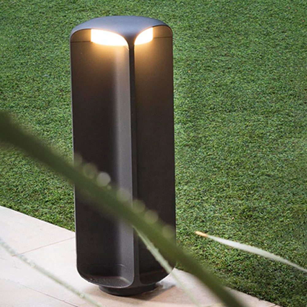 Pena Moderne Design LED Buitenlamp Zwart Metaal Glas Buiten
