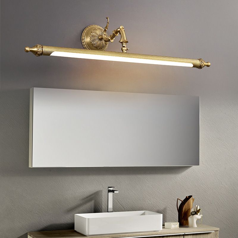 Félicie Vintage Lineaire Badkamer Wandlamp Koper Acryl Woonkamer Eetkamer