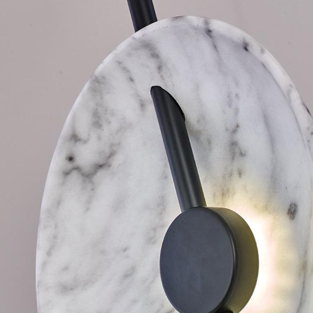 Salgado Vloerlamp, 2 Koppen, Marmer & Metaal