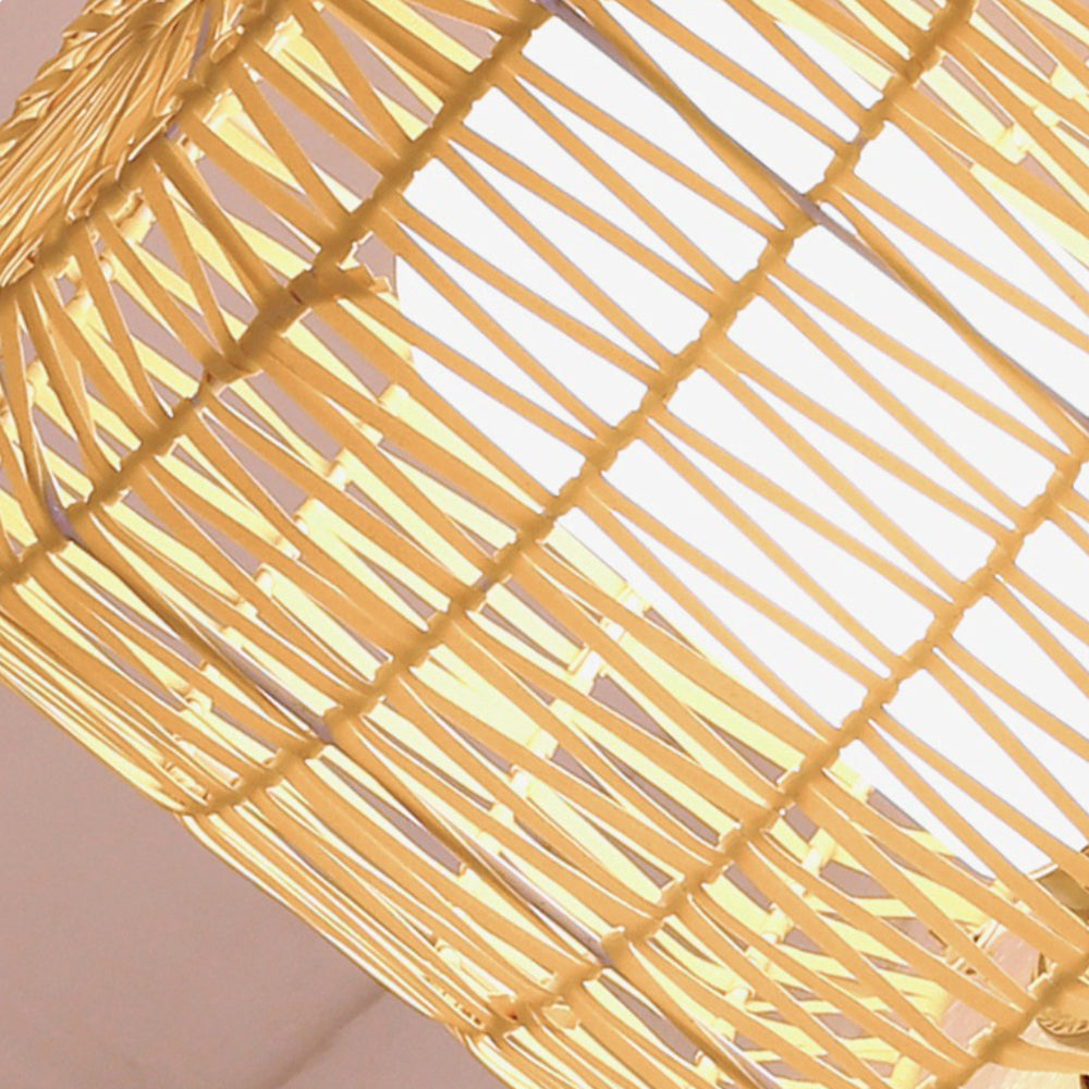 Ritta Vintage Design LED Buitenlamp Lantaarnvorm Rattan Buiten