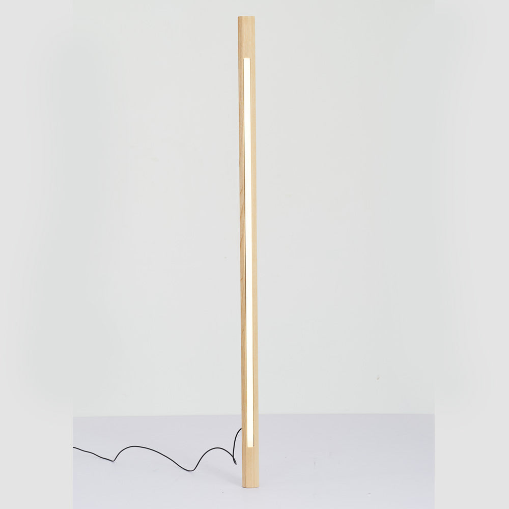 Ozawa Moderne Design LED Minimalistische Lineaire Vloerlamp Hout/Acryl Woonkamer/Bedkamer