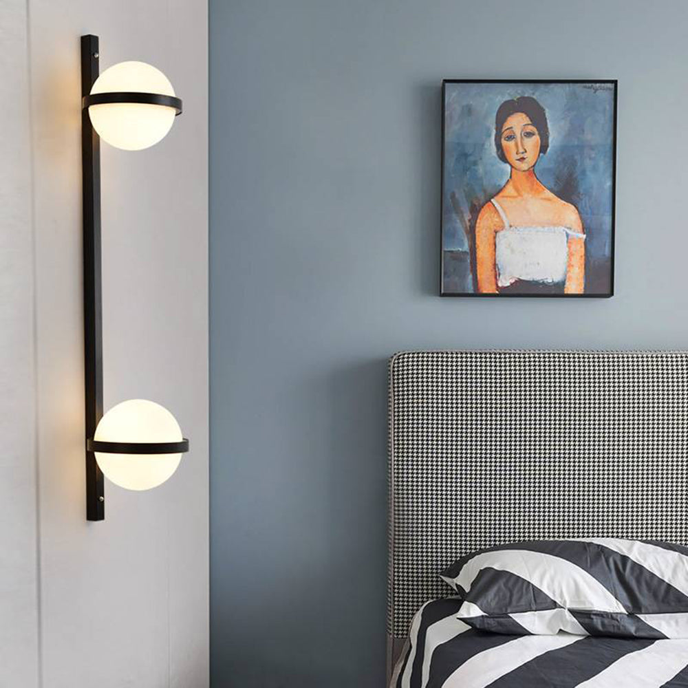 Valentina Moderne Design LED Buitenlamp Metaal Acryl Zwart/Wit Buiten